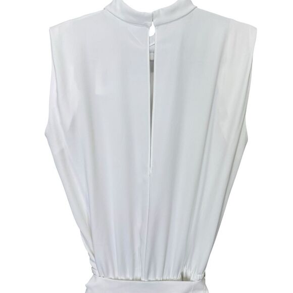 NEW Amanda Uprichard x Revolve Fabienne Jumpsuit Ivory Size Large - Picture 6 of 9
